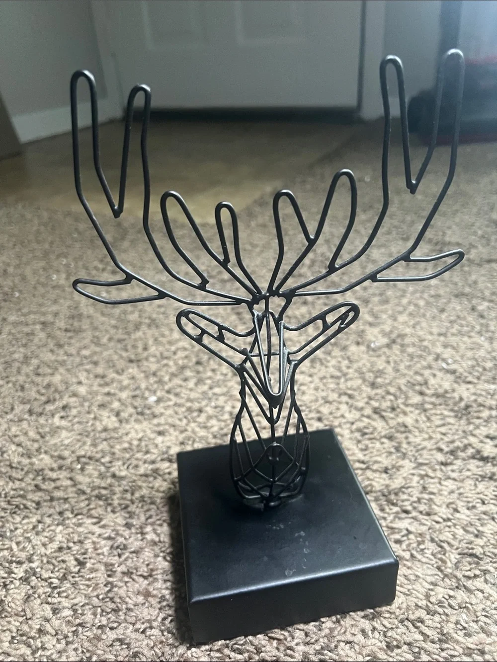 IKEA LINDRANDE Reindeer Geometric Metal Decoration, 25 cm